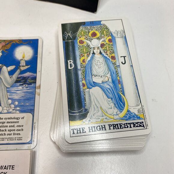 Arthur Edward Waite Tarot Deck Book 78 Universal Cards + Pictorial Key Guide - Picture 9 of 10